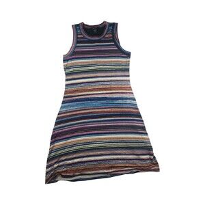 Karen Kane Sz S Lined Multicolor Sleeveless A Line Stretch Dress